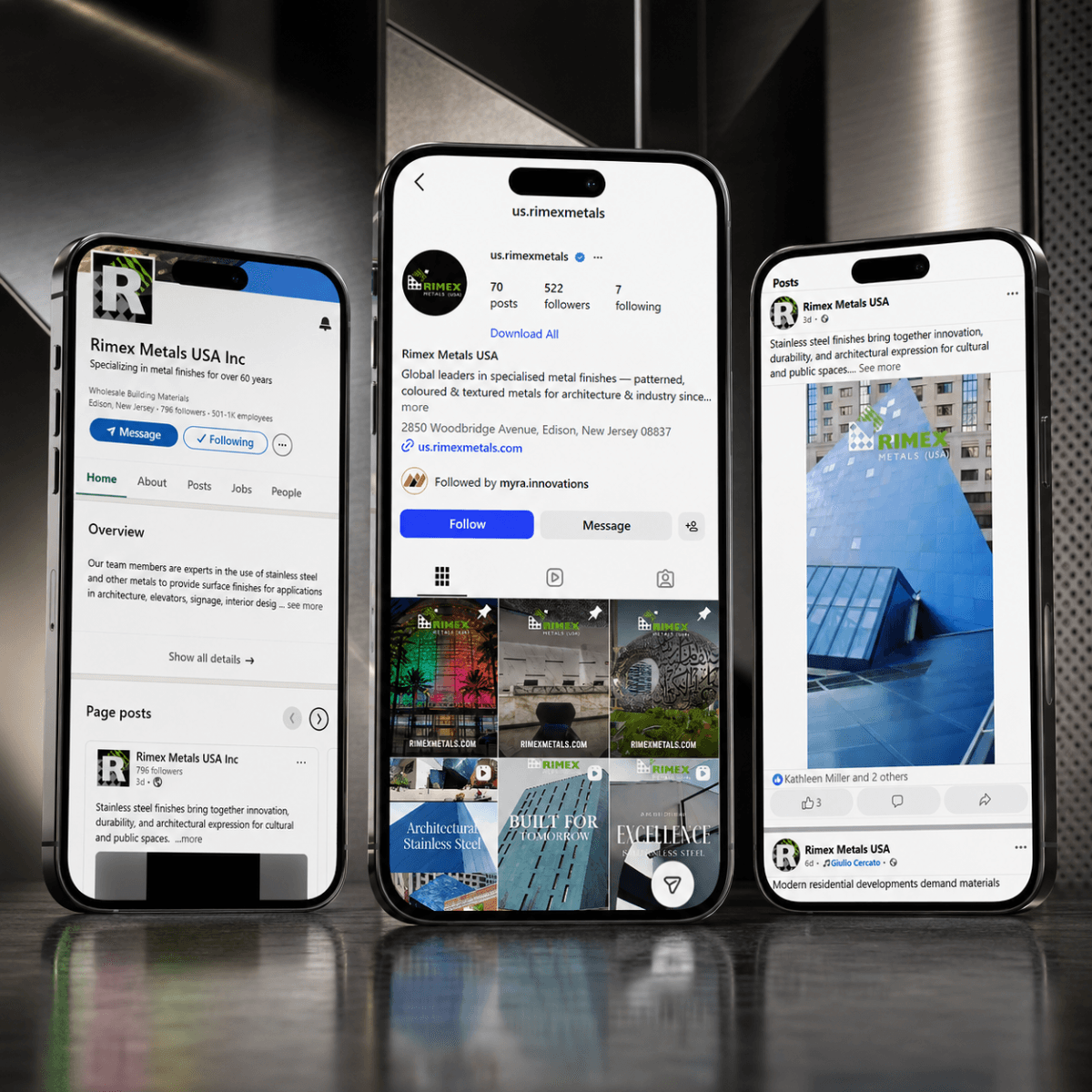 RIMEX USA responsive mobile digital experience